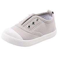 Toddler Boy Girl Canvas Sneaker Lightweight Kids Casual Shoes Slip on Walking Shoes