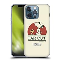 Head Case Designs Officially Licensed Peanuts Snoopy Woodstock Far Out Woodstock 50th Soft Gel Case Compatible with Apple iPhone 13 Pro
