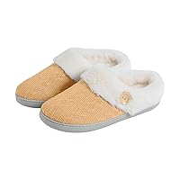Beach Flat Autumn/Winter Plush Button Multi Color Slippers Spliced Warm Home Mukluks Slippers for Women Boot Slippers