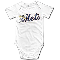 DW Baby Mascot Mets Short Sleeve Bodysuits White 18 Months