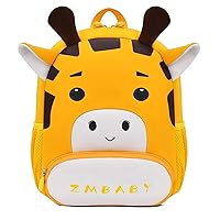 Toddler Backpack with Leash Preschool Toddler Backpack for Kids Boys Girls (Deer Yellow)