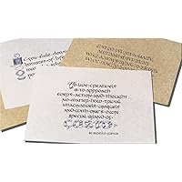 INOVART Calligraphy Paper, Antique Gold, 11