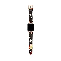 Ted Baker Multi Floral Print Leather Strap for Apple Watch® (Model: BKS38F102B0)