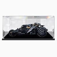 Acrylic Display Case Compatible with Lego 76240 Dark Buggy, Protective, Dustproof Display Case Gift Model, Clear, (Display Case Only) (2mm)