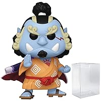 POP One Piece - Jinbe Limited Edition Chase Funko Vinyl Figure (Bundled with Compatible Box Protector Case), Multicolor, 3.75 inches