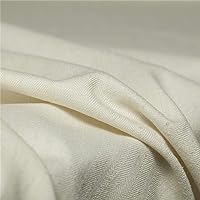 Yarn-Dyed Silk Blends Polyester Tweed Fabric Herringbone Pattern Suits Material Beige Color 56.6