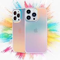 Iridescent Matte Phone case Compatible with iPhone 11 Pro Max Case, [Military Grade Drop Tested] Translucent Matte Hard PC Back with Soft Silicone Edge Slim Protective