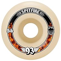 Spitfire Skateboard Wheels 54mm F4 Soft Sliders 93A Radials Natural