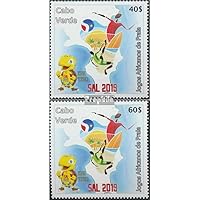 Cape Verde 1052-1053 (Complete.Issue.) 2019 African Beach Games (Stamps for Collectors) Ball Games Without Soccer