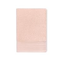 Kate Spade New York Scallop Pleat 580 GSM Terry 1 Piece Wash Cloth, 13 x 13 Inches, 100% Cotton (Strawberry Mocha)