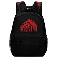 Karate Fist Hand Laptop Backpack Fashion Shoulder Bag Travel Daypack Bookbags for Men Women