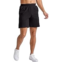 Hanes Mens Originals Pull-On Jersey Shorts, Lightweight Tri-Blend Shorts With Pockets