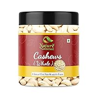 Nature Connect Whole Cashew Nuts| Whole Plain Kaju 250 gms_Packing May Vary