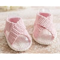 1 Pair DIY Baby Shoes Knitting Kit - Crochet Kit | Craft Amigurumi Knit and Crochet Kit DIY Crochet Kit Includes Crochet Yarn, Hook, and Needles (Choise Your Color by give us Message)