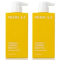 Medix 5.5 Vitamin C Cream Face Lotion & Body Lotion Moisturizer | Anti Aging Skin Care Firming & Brightening Cream Diminishes The Look Of Uneven Skin Tone, Age Spots, & Sun Damaged Dry Skin, (2-Pack)