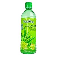 Tropiking Aloe Vera Juice Drink, 16.9-Ounce (Pack of 24)