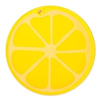 Dexas Citrus Slice Cutting Board/Serving Board 9 inches, Lemon