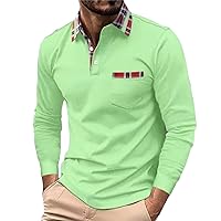 Mens Dress Shirts Slim Fit, Mens Casual O Neck Solid Short Sleeve Cotton T-Shirts Soft Tees Breathable Cool Shirt