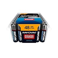 AA Batteries, Double A Battery Alkaline, 48 Count