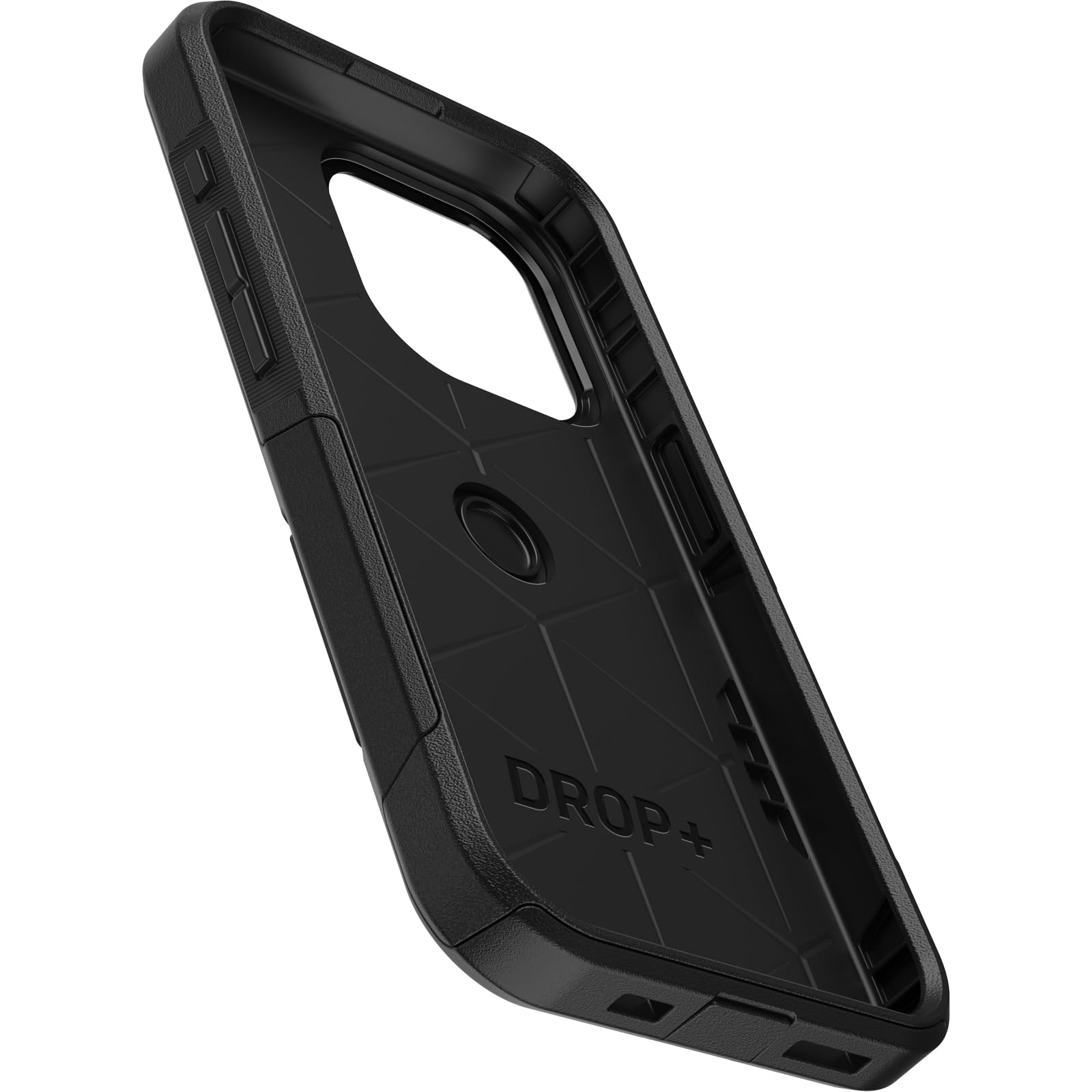 OtterBox iPhone 15 Pro (Only) Commuter Series Case - Black, Slim & Tough, Pocket-Friendly, with Port Protection