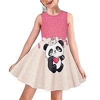 Casual Princess Summer Dresses for Baby Little Girl Halter O-Neck Beach Sundress Plus Size 3-16Y Kids Toddler Skirt