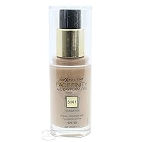 Max Factor Face-Finity All Day Flawless 3 In 1 SPF 20 Foundation Makeup for Women, No. 77 Soft Honey, 30ml