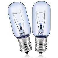 AMI PARTS Refrigerator Light Bulb T8 297048600 241552802 Replacement Refrigerator 40W Light Bulb Compatible with Whirl-Pool Kenm-ore Light Bulb Refrigerator-10 Years Warranty