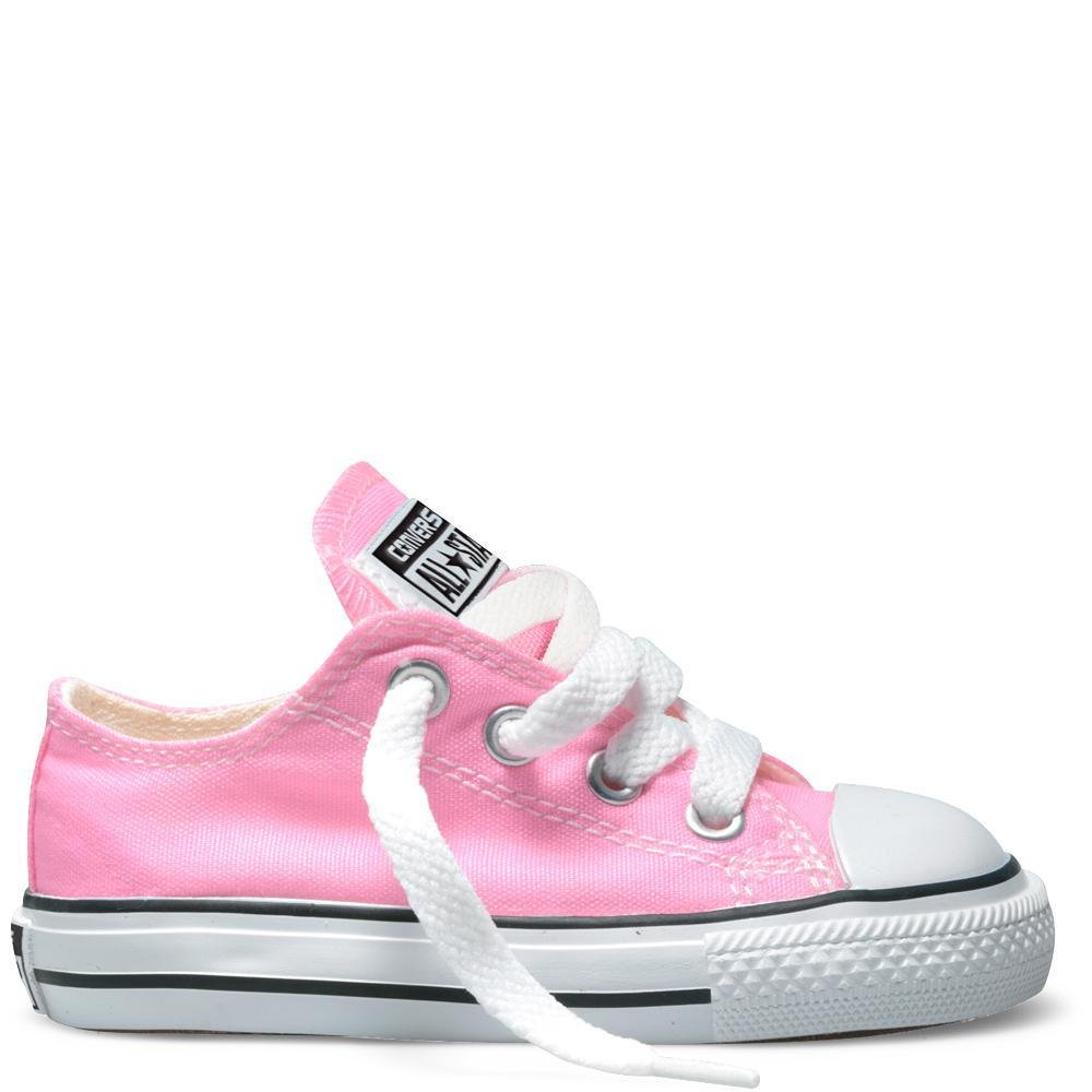 Converse Children's Chuck Taylor All Star Core Ox Canvas Shoes,Pink,10.5 M US