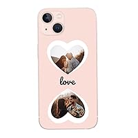 Nsipan Customized Phone Case for iPhone 14 Pro, Personalized Photo Collage Transparent Phone Cover, Custom Phone Cover with Photo Text, Design Your Own Phone Cover with Image, Text and Logo