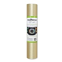 TECKWRAP Shimmer Vinyl Glitter Adhesive Craft Vinyl,1ftx5ft,Champagne Gold