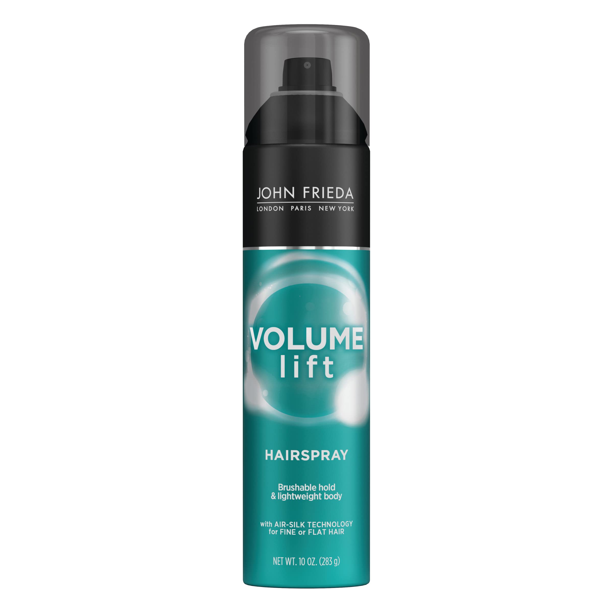 John Frieda Volume Lift Hairspray for Fine or Flat Hair Safe for Color-Treated Hair Volumizing Hair Nourishing Spray with Air-Silk Technology 10 Ounces