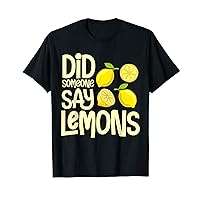 Lemon Juice Fruits Lemonade Healthy Food T-Shirt