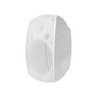 Monoprice WS-7B-82-W 8in. Weatherproof 2-Way 70V Indoor/Outdoor Speaker, White (Each) for Use in Whole Home Audio Systems, Restaurants, Bars, Retail Stores, Patio, Poolside, Garage
