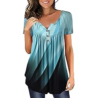 Pink Top Womens Tops Linen Shirts for Women Western Shirts for Women Green Going Out Tops for Women Boho Shirts for Women Valentines Day Tops for Women Ladies Tops and Blouses Turquoise 3XL