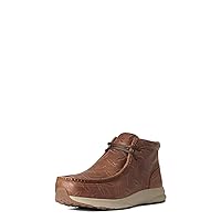 Ariat Men's Spitfire Moccasin, Plated Randy Tan, 7.5 Wide