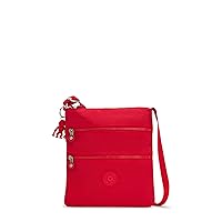 Kipling Women's Keiko Crossbody Mini Bag, Lightweight Adjustable Purse, Durable Shoulder Sling, Red Rouge