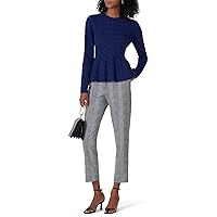 Rent The Runway Pre-Loved Blue Peplum Sweater