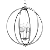 Lighting-Corinne-Pendant 6 Light in Transitional Style-24.5 Inch Wide by 27.88 Inch High-Polished Nickel Finish