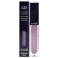 Crystal Lights Lip Gloss, 514 - Enriched with Light-Reflecting Crystal Pearls - Smooth Silky, Rich Color - Moisturizes and Adds Shine - 0.2 oz