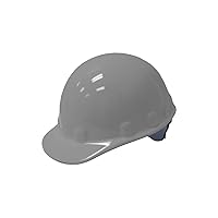 Fibre-Metal by Honeywell E2SW09A000 Super Eight Swing Strap Cap Style Hard Hat, Grey, Medium