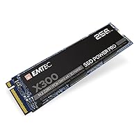 Emtec X300 Power Pro 256GB M.2 2280 PCIe Gen 3.0 x4 Internal Solid State Drive (SSD) - ECSSD256GX300
