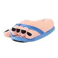 Womens Fuzzy House Slippers Soft Plush Cartoon Detail Novelty Slippers for Women and Men Warm Cotton Soft Plush Home Bear Slippers for Women Size 10