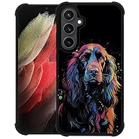 DJSOK Case Compatible with Galaxy S22 Plus,Colorful Dog Case for Men Boy Girl Women,Slim Soft Silicone Four Corners Shockproof Non-Slip Phone Case for Galaxy S22 Plus 6.6 in