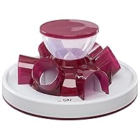 TRIXIE Tunnel Slow Feeder for Cats and Dogs, Interactive Cat Toy, Pet Food Dispenser, Treat Dispenser