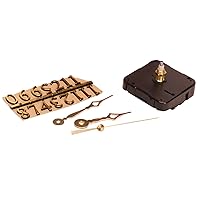 Walnut Hollow 3 Piece Clock Kit for 3/8-inch Surfaces, Use to Repair or Design your Own Clock