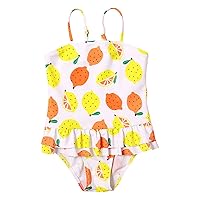 Swim Shorts Girls Toddler Girls Sleeveless Fruit Printing Beach Bathing Baby Suit Girls Swimwear Toddler Swim