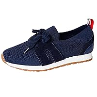 Women's Breathable Flying Woven Orthopedic Sneakers, Lightweight Non-Slip Wedge Sneakers Suitable for Walking Jogging
