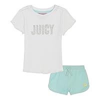 Juicy Couture Girls 2 Piece Knit Short Set2 Piece Knit Short Set