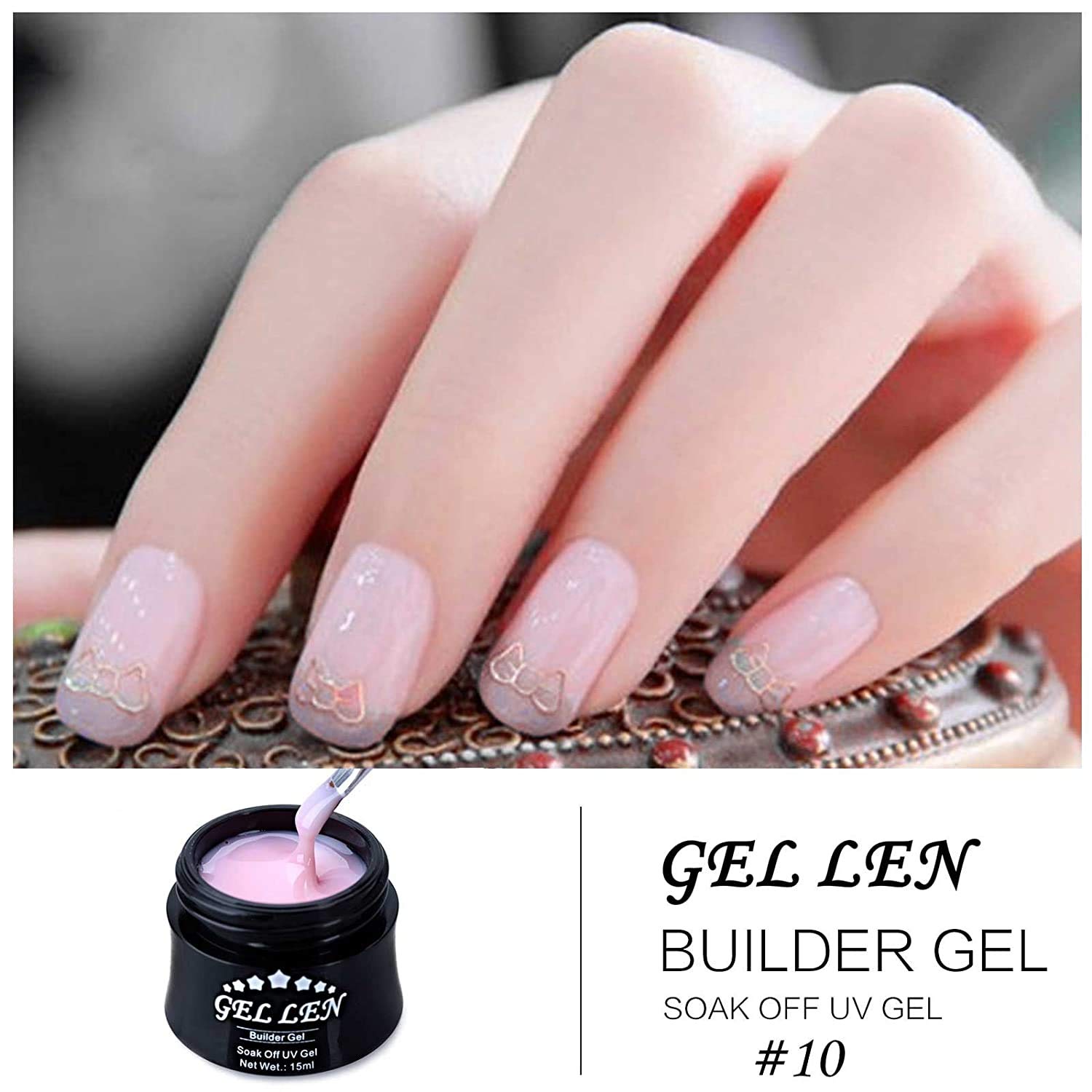Builder Gel Lofuanna Nail Thickening Solution Clear Gel Builder For Nails  Self-Leveling Formula Builder Gel with Nail Art Brush Nail File for  Beginners Nail Str… | Nail extensions, Hard gel nails, Gel