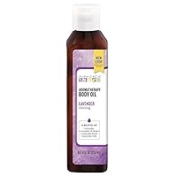 Relaxing Lavender Aromatherapy Body Oil | GC/MS Tested for Purity | 237ml (8 fl. oz.)